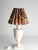Neoclassical White Florentine Alabaster Table Lamp with Leaf Relief, Italy For Sale - Image 6 of 18