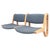 Wood Wall Mounted Two Seat Bench by Rud Thygesen and Johnny Sørensen for Magnus Olesen, 1980s For Sale - Image 7 of 7