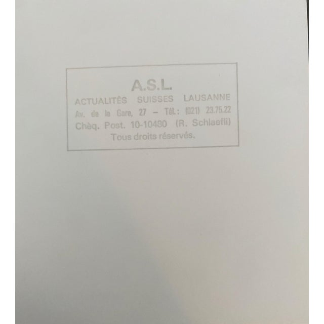 Black And White Photograph Of Marc Chagall 1978, 1978 For Sale In Miami - Image 6 of 7