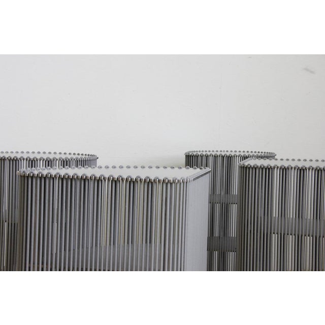 Metal Wall Mounted Coil #3 Cabinet by Bram Kerkhofs For Sale - Image 7 of 16