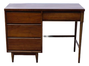 Mid Century Modern Walnut Writing Desk