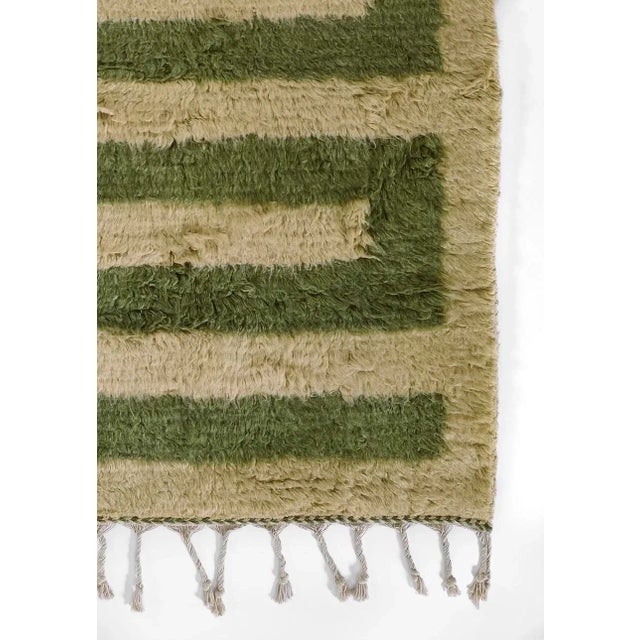Momeni Neo Green Hand Woven Area Rug 8' X 10' For Sale In Atlanta - Image 6 of 9