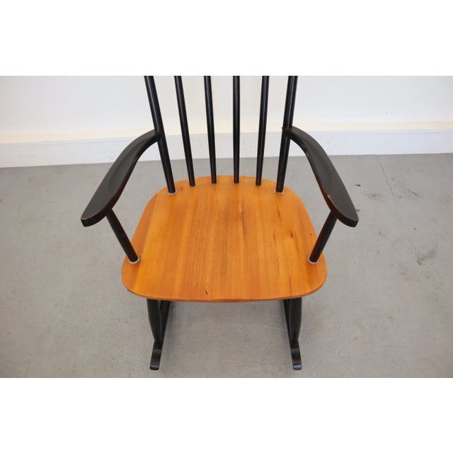 Mid-Century Rocking Chair by Ilmari Tapiovaara, 1960s For Sale - Image 10 of 14