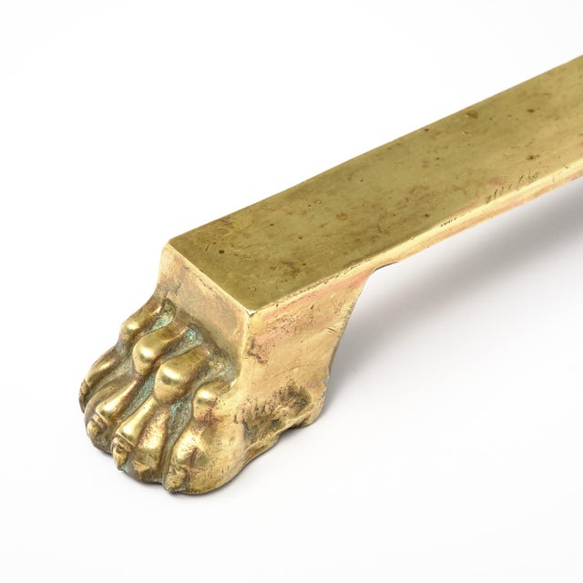 Art Deco Period Brass Floor Lamp, French, Vintage Circa 1940 For Sale In Austin - Image 6 of 9