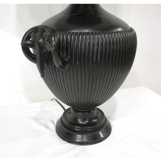 Asian Bronze Meiji Period Styled Table Lamp For Sale In Cincinnati - Image 6 of 12