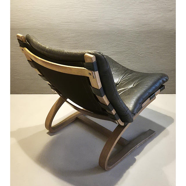 Scandinavian Kengu Lounge Chairs attributed to E. & N. Solheim for Rybo, 1970s, Set of 2 For Sale - Image 10 of 13