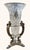 Vintage Godinger Silver Art Co. Cut Crystal Vases with Ornate Silver-Plated Stands – Pair Elegant matched pair of vintage...