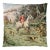 Horse & Hounds Tapestry Cushion With Feather Filler - 46x46cm (18"x18") For Sale
