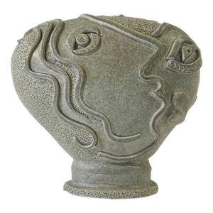 1990s David Farnsworth Abstract Face Sculpture