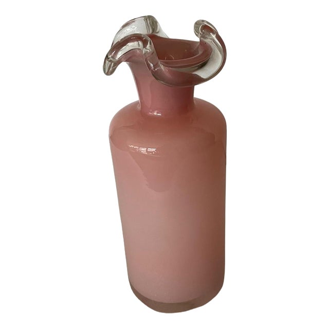 Small Pink Vase by Jersy Sluczan for HSG Tarnowiec, 1970s For Sale