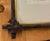 Wood Antique Black Forest Wood Frame With Antique Water Color Painting For Sale - Image 7 of 8
