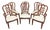 Set of 6 Thomasville Georgian Style Cherry Dining Chairs For Sale