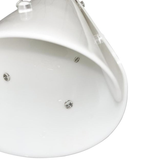Vintage Pendant Light Cone with Acrylic Glass Lampshade, 1960s For Sale - Image 9 of 11