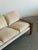 Textile Mid 20th Century Loveseat in Linear Velvet For Sale - Image 7 of 11