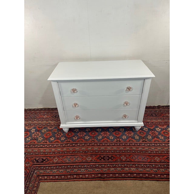 2010s Bonavita Three Drawer Chest For Sale - Image 5 of 9