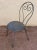 Set of Garden Chairs in Wrought Iron For Sale - Image 4 of 9