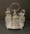 English Early 20th Century English Silverplate Condiment Cruet Set For Sale - Image 3 of 11