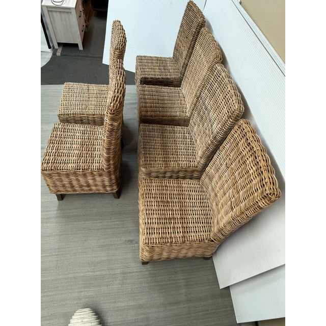 Restoration Hardware Provence High-Back Outdoor Dining Side Chairs, Set of Six For Sale - Image 10 of 14