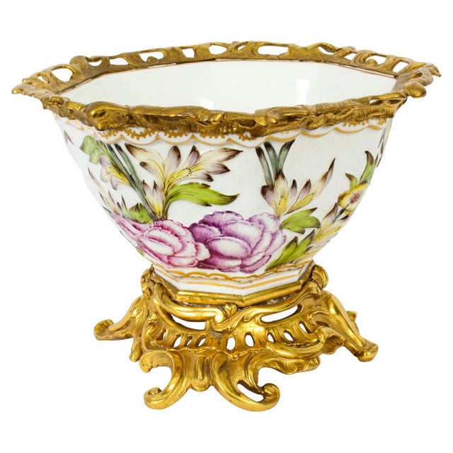 19th Century Gilt Bronze & Samson Porcelain Centrepiece For Sale - Image 13 of 13