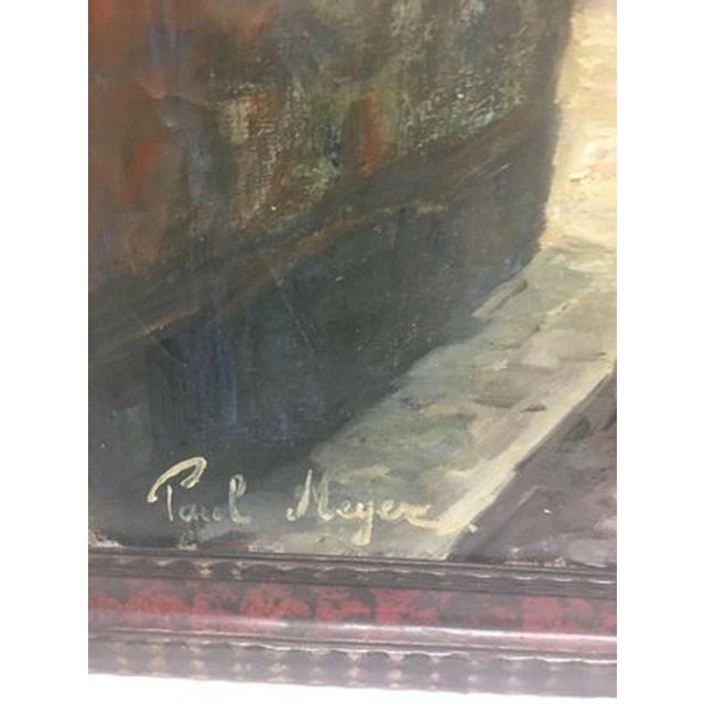 Modern Brussels Tower, Oil Painting on Canvas For Sale - Image 3 of 13