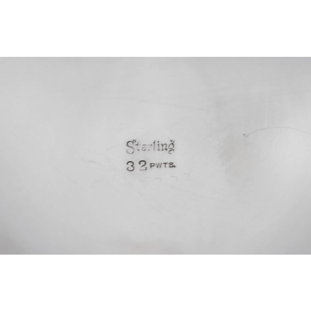 1920s 1920s Hawkes Sterling & Crystal Art Deco Vase For Sale - Image 5 of 6