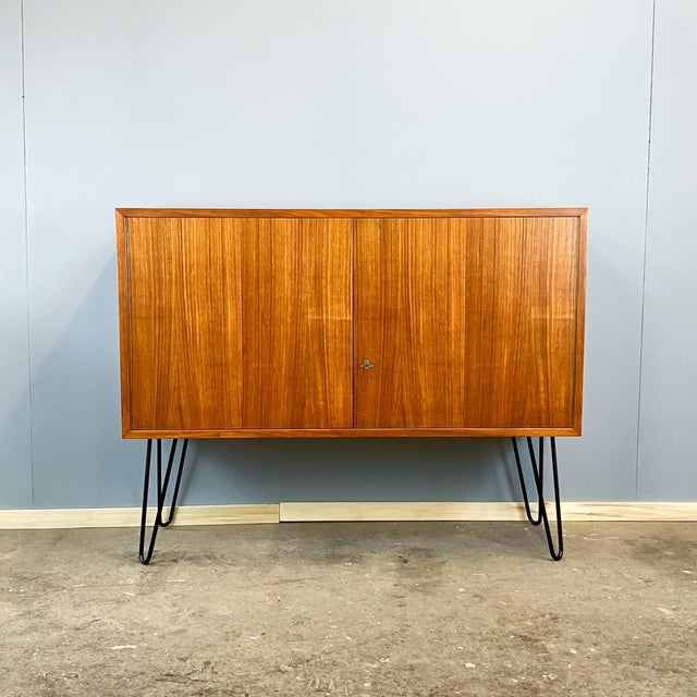 Small Mid-Century Modern Sideboard in Teak, 1960s For Sale - Image 10 of 12