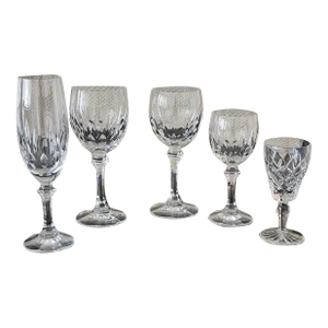 1950s Schott-Zwiesel Gardone Crystal Glasses - Set of 50