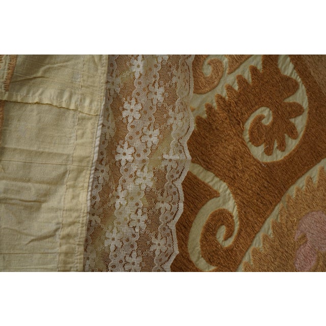 Hand Embroidered Uzbek Suzani - Wall Decor For Sale - Image 13 of 15