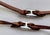 Metal 1990s Hermes “Tillet” Leather Wrap Bracelets - A Pair - For Sale - Image 7 of 7