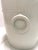 A substantial vintage Italian ceramic cachepot from the 1970s, finished in a glossy ivory-white glaze. The large...