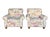 Clayton Marcus English Roll-Arm Club Chairs, Pair – Floral Botanical Chintz Upholstered Lounge Chairs For Sale - Image 16 of 16
