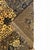 Vintage Afghan Rug 9x10 – 8-Point Star Motif in Golden Beige, Brown & Blue For Sale - Image 4 of 5