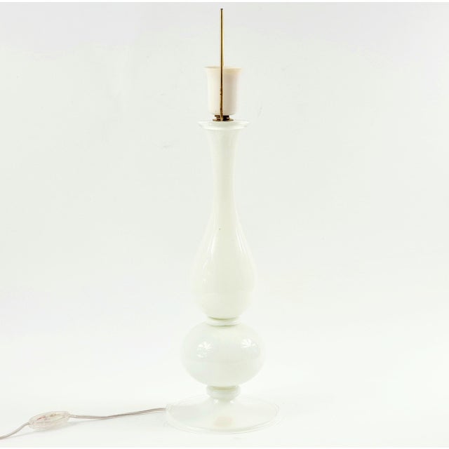 Mid-Century Modern Mid-Century Modern Murano Glass Table Lamp from Barovier & Toso, 1950s For Sale - Image 3 of 11
