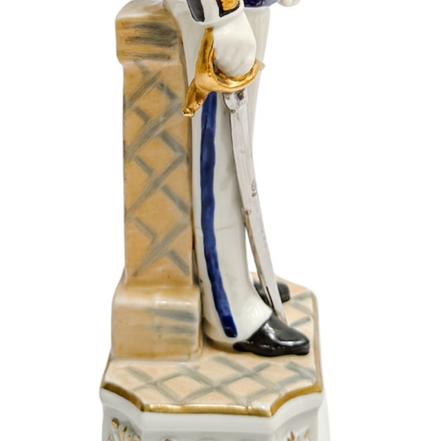 Vintage Royal Crown Devon British Military Guards Porcelain Figurines - Set of 3 For Sale - Image 17 of 17