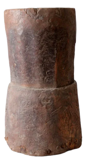 Antique Wooden Mortar