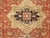 2020s Pasargad DC Fine Hand Knotted Persian Serapi Design Round Rug For Sale - Image 5 of 5