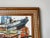 Vintage Boat in Harbor Oil Painting, Signed For Sale In Miami - Image 6 of 12