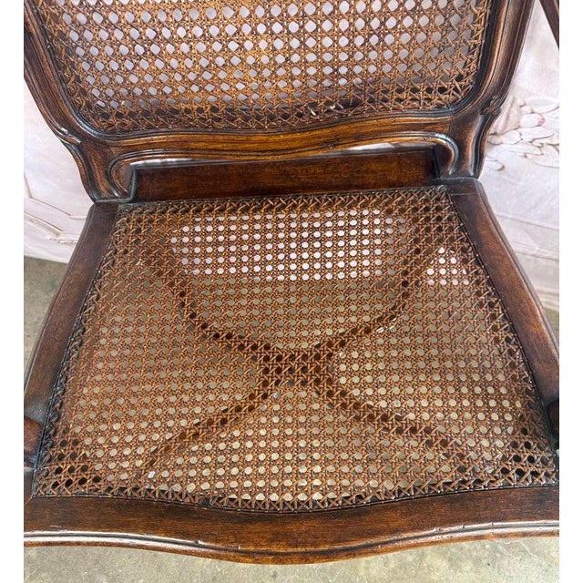 Eight French Provincial-Style Dining Chairs For Sale - Image 10 of 18