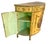 George III Painted Demilune Cabinet For Sale - Image 4 of 12