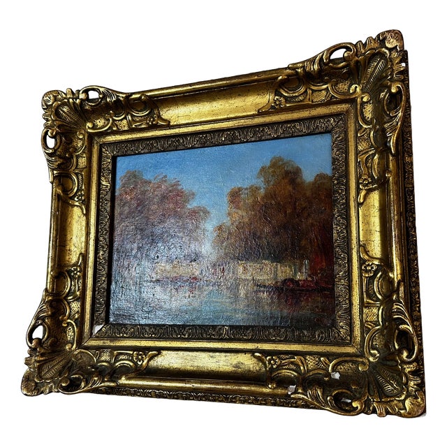 Leopold Ziller, Landscape, 1920s-1940s, Oil on Canvas For Sale