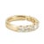 10k Rose Gold 1.31ct Lab Grown Diamond 9 Across Half Eternity Wedding Band Ring, Size 7 For Sale In Houston - Image 6 of 7