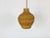 Wood Vintage Teak & Rattan Ceiling Lamp, 1970s For Sale - Image 7 of 8