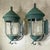 1970s Pair of Vintage Solid Brass Wall Lanterns /Sconces 26”x 12” X13” For Sale - Image 5 of 15