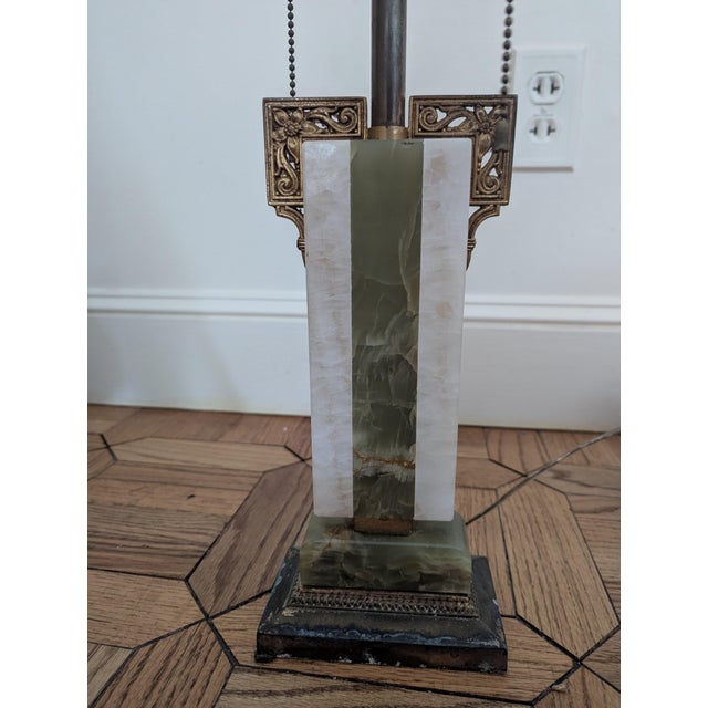 Antique Art Deco Lamp For Sale In Boston - Image 6 of 7