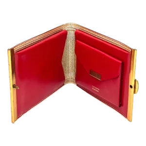 Hollywood Glam MCM Cowhide Leather Wallet