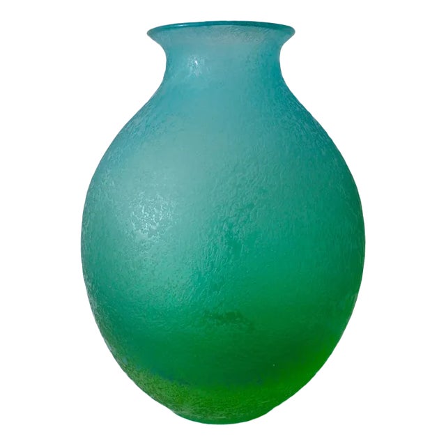 Vintage Sommerso Vase by Flavio Poli & Seguso Vesti, Italy, 1957 For Sale