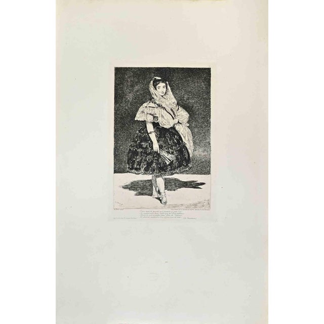 Édouard Manet, Lola De Valence, Etching, 1862 For Sale
