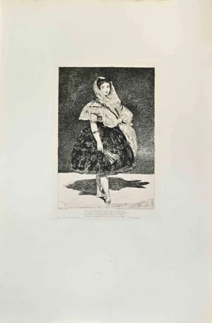 Édouard Manet, Lola De Valence, Etching, 1862