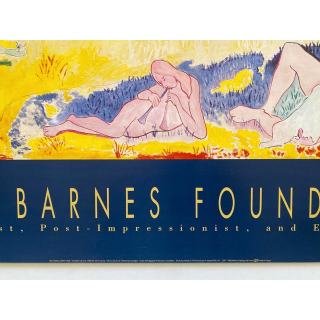 Paper Henri Matisse Vintage 1993 Lithograph Print French Modernist Poster " Le Bonheur De Vivre " 1906 For Sale - Image 7 of 10