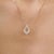 Fine Moissanite Open Drop Pendant in 925 Sterling Silver - Caratandher For Sale - Image 11 of 15